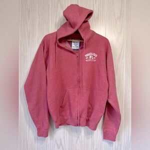 Pacific & Co Pensacola Beach FL Zip-Up Hoodie Jacket Size M LNC
